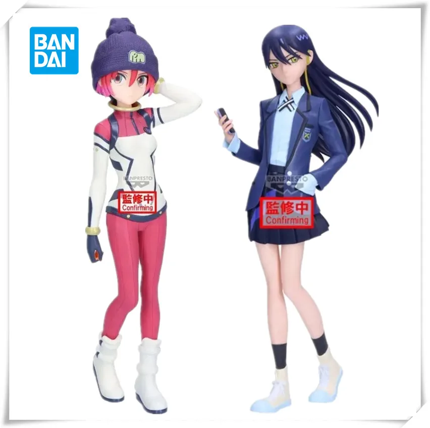 

Bandai оригинальный BANPRESTO аниме Gundam GQuuuuuuX Nyaan Amate Yuzuriha ПВХ фигурка Коллекционная модель игрушки подарки