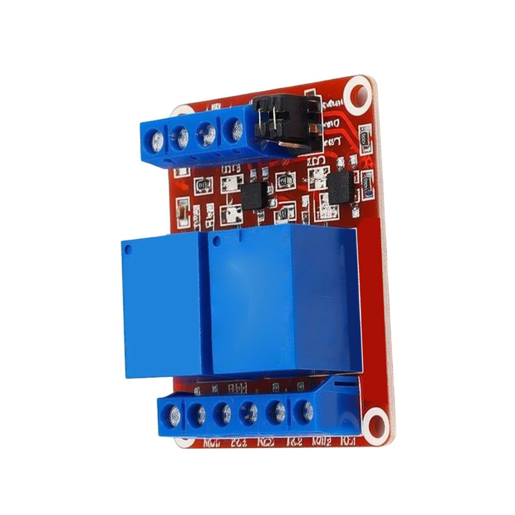 12V 4-Channel Relay Module with Optocoupler Isolation for Use in Motor Control Lighting Systems and Sensor Interfaces