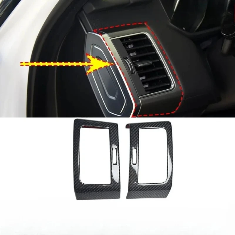 

For Land Rover For Range Rover Sport Real Dry Carbon Fiber 2014-2017 Conditioning Side Out Trend Frame Interior Accessories