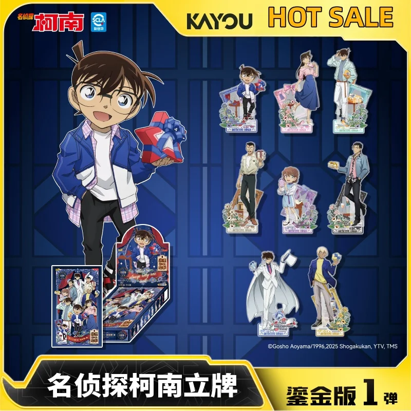 

Genuine In Stock Kayou Detective Conan Reasoning Silhouette Gilded Version Acrylic Stand cards Ornaments Birthday Surprise Gifts