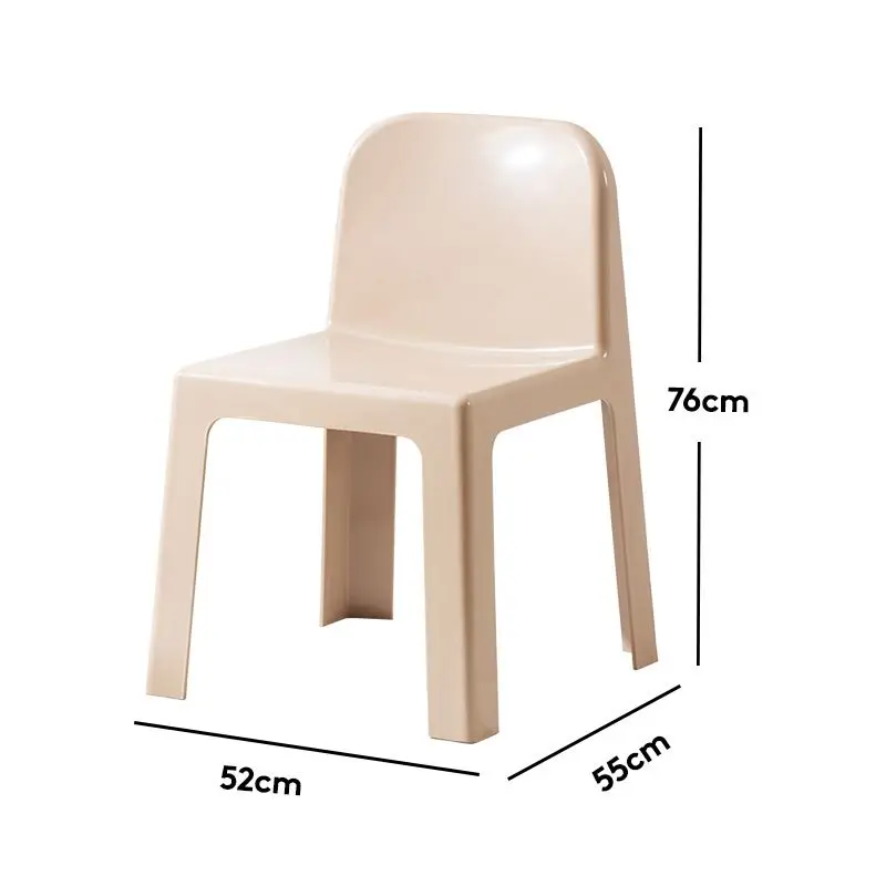 Home restaurant creative thickened back chair, simple designer casual chair