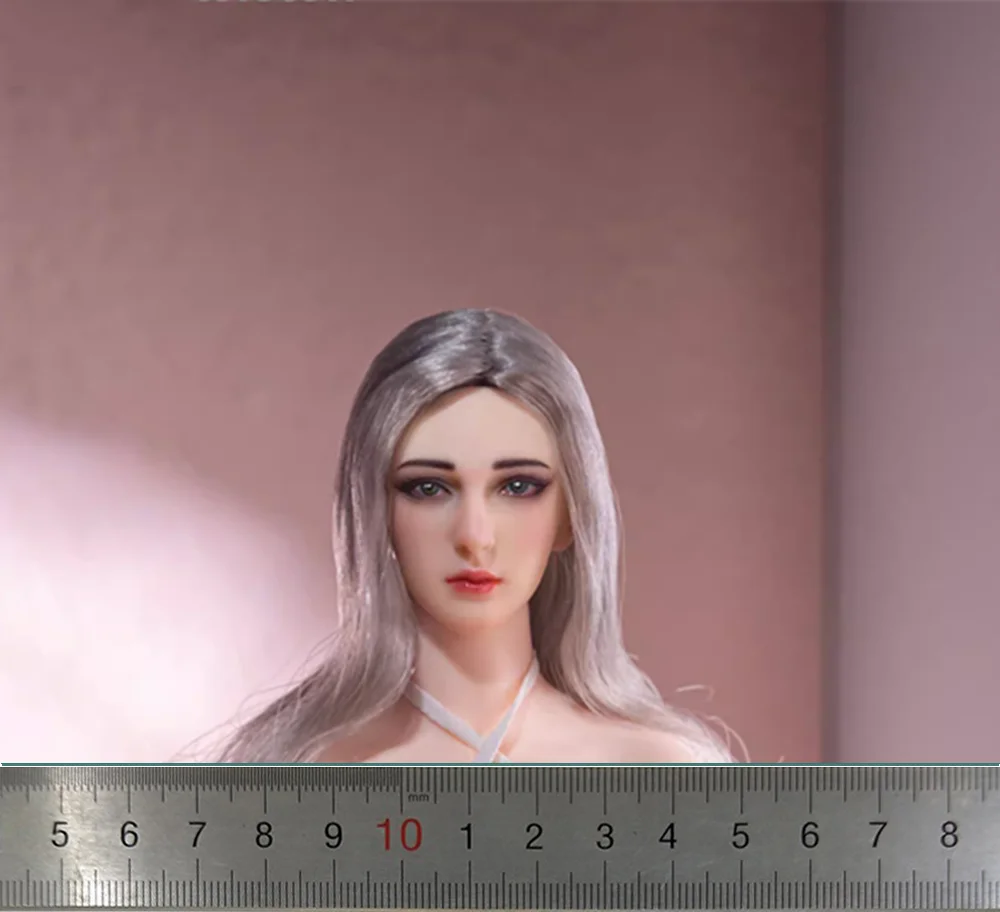 

1/6 TBLeague PLLB2023-S52 Женская красота девушки голова лепка резьба с пересадкой волос цвет загара для 12 "TBL PH фигурка