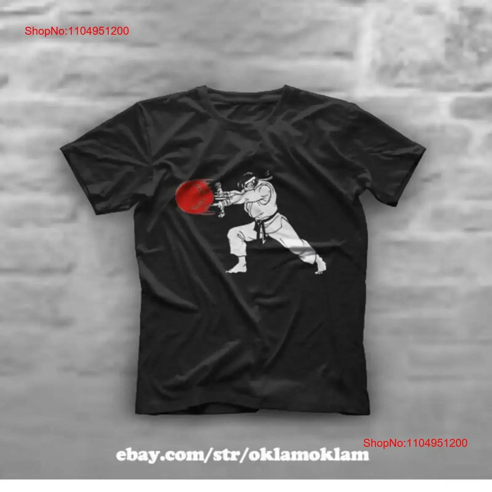 تي شيرت Ken Ryu Shoryuken Move Stre et Figh ter لعبة فيديو مقاس S 3XL هدية صيفية لعيد الأب للرجال ملابس علوية عتيقة