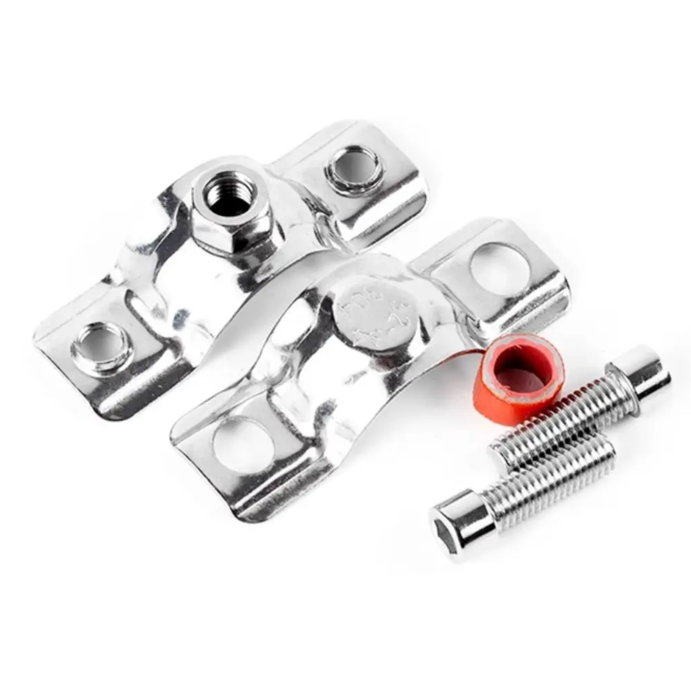 1Pcs OD 8-325mm Stainless Steel Pipe Bracket 304 Stainless Steel U-Shaped Pipe Support Bracket Adjustable M8 Nut Pipe Clamp