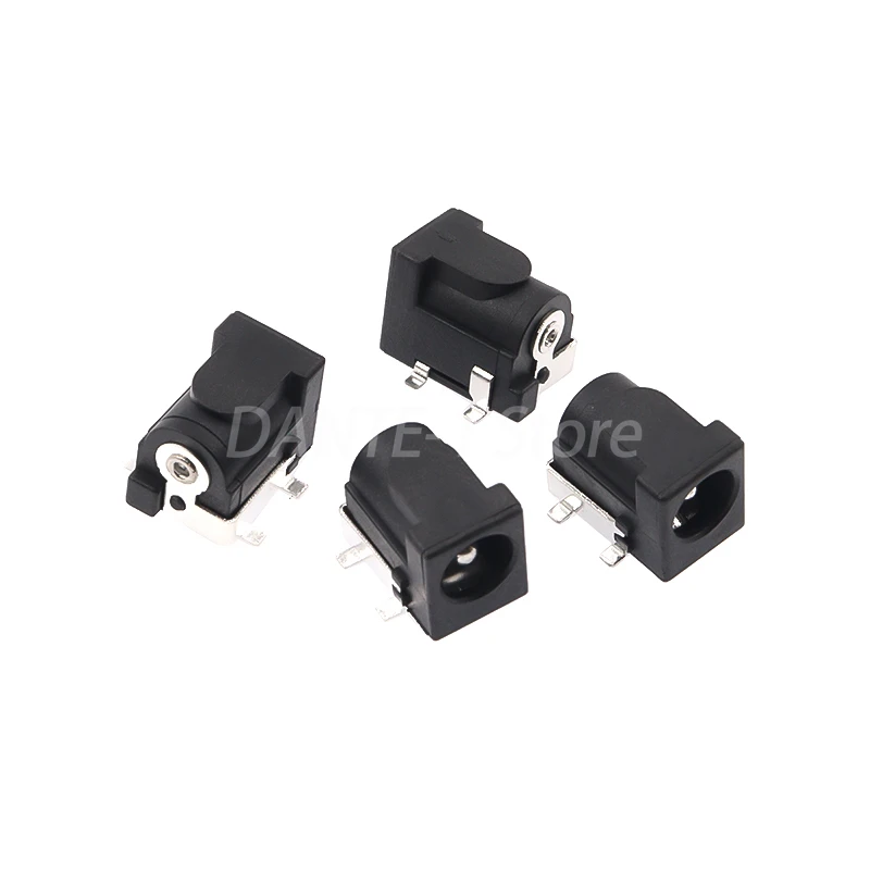 DC050 DC power socket DC5.5-2.1mm 4-pin SMD female socket 5.5-2.5MM