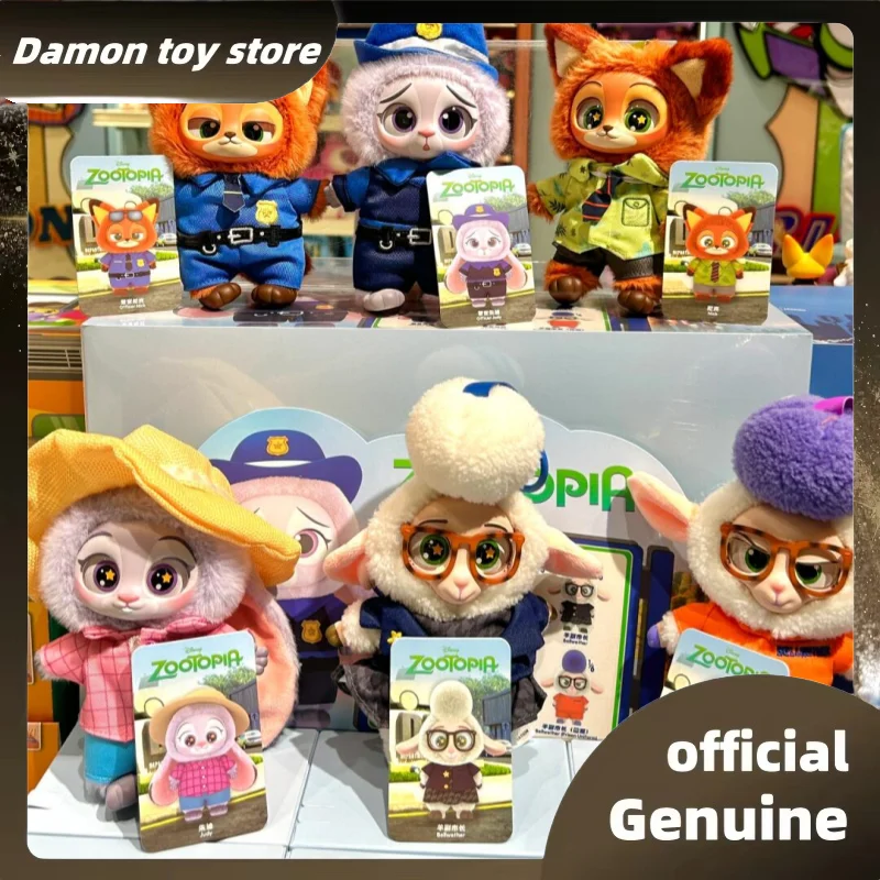 

New Genuine Zootopia Series Vinyl Dolls Blind Box Lovely Bag Pendants Cartoon Character Mystery Box Dolls Trendy Toys As Gifts