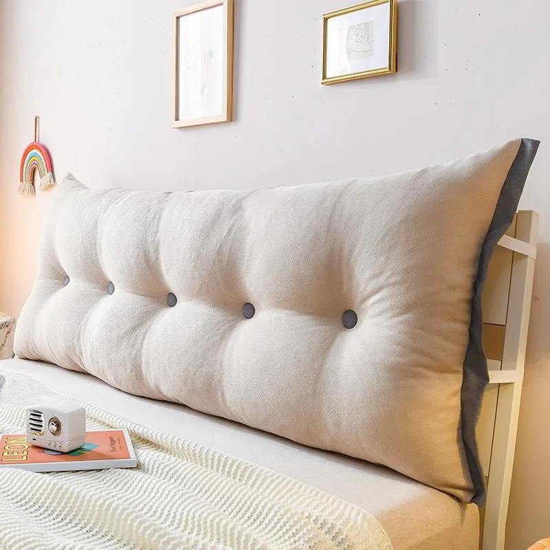 

Подушка для изголовья, подушки для спинки, расслабляющая элегантная декоративная подушка, современная эстетичная поясничная подушка для спальни, домашний декор
