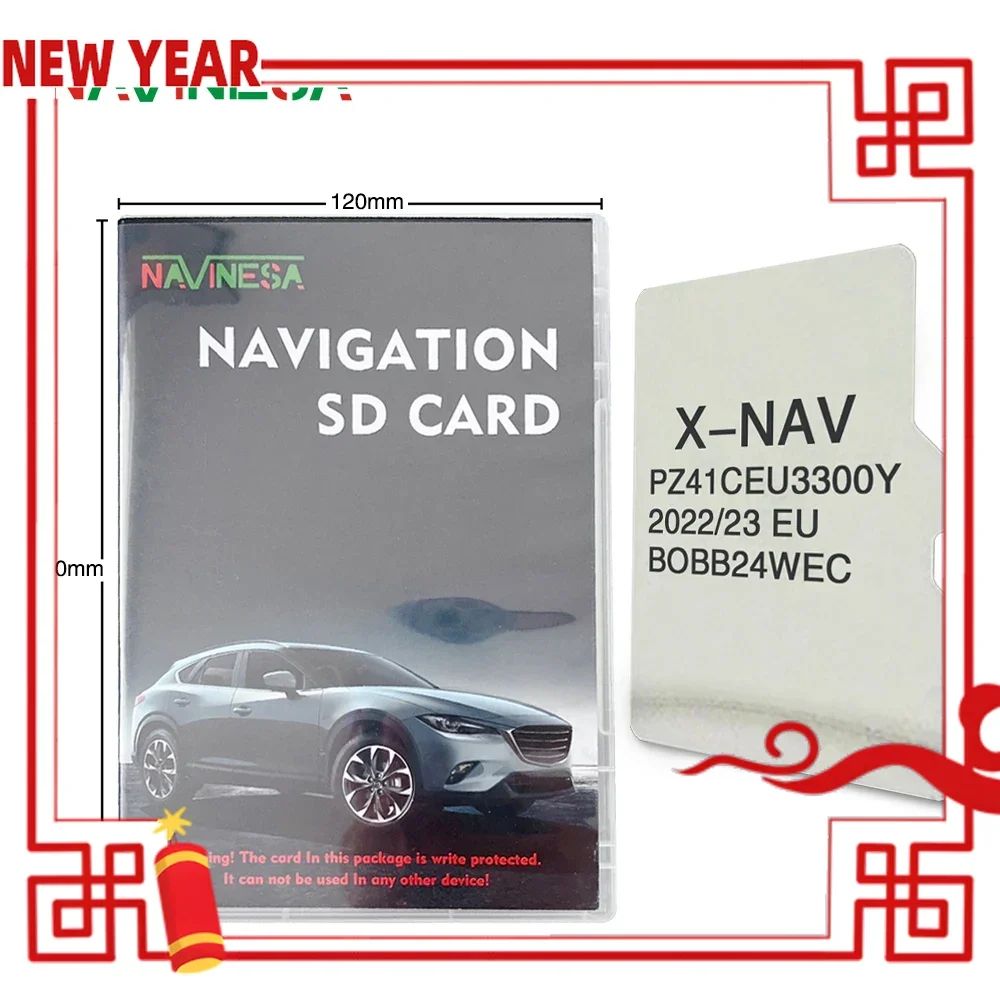 

Use For Toyota AYGO 2023 Navigation TF Card X-NAV 8GB Cover Countries Denmark Spain Estonia England France Finland Greece