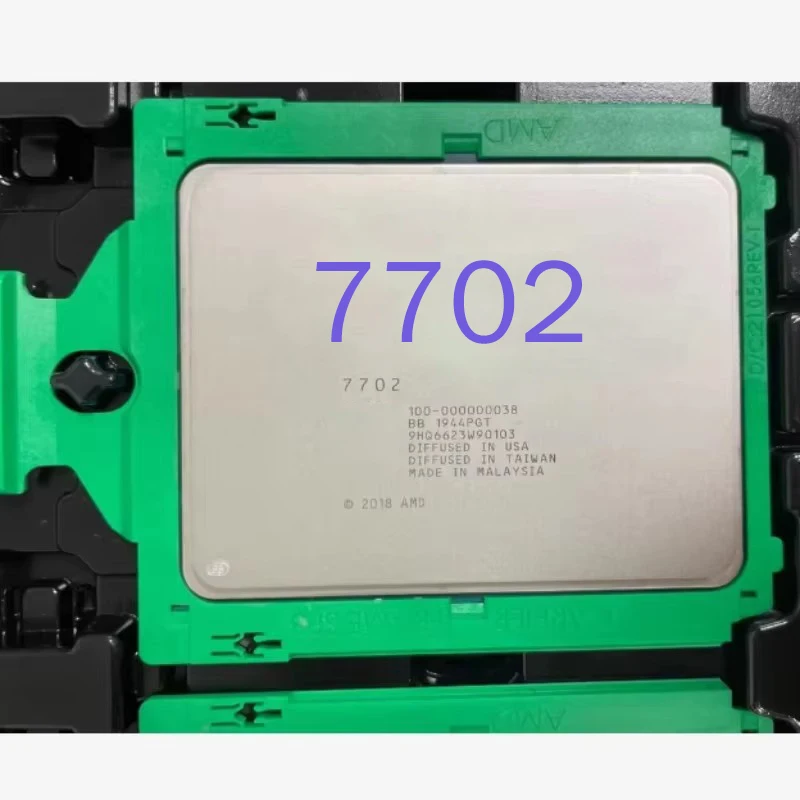 Fabrikpreis EPYC 7702 CPU 2 GHz 64C/128T 64M Cache 200W DDR4-2666V Sockel Sp3 Prozessor für LGA4094 Motherboard 100-000000038