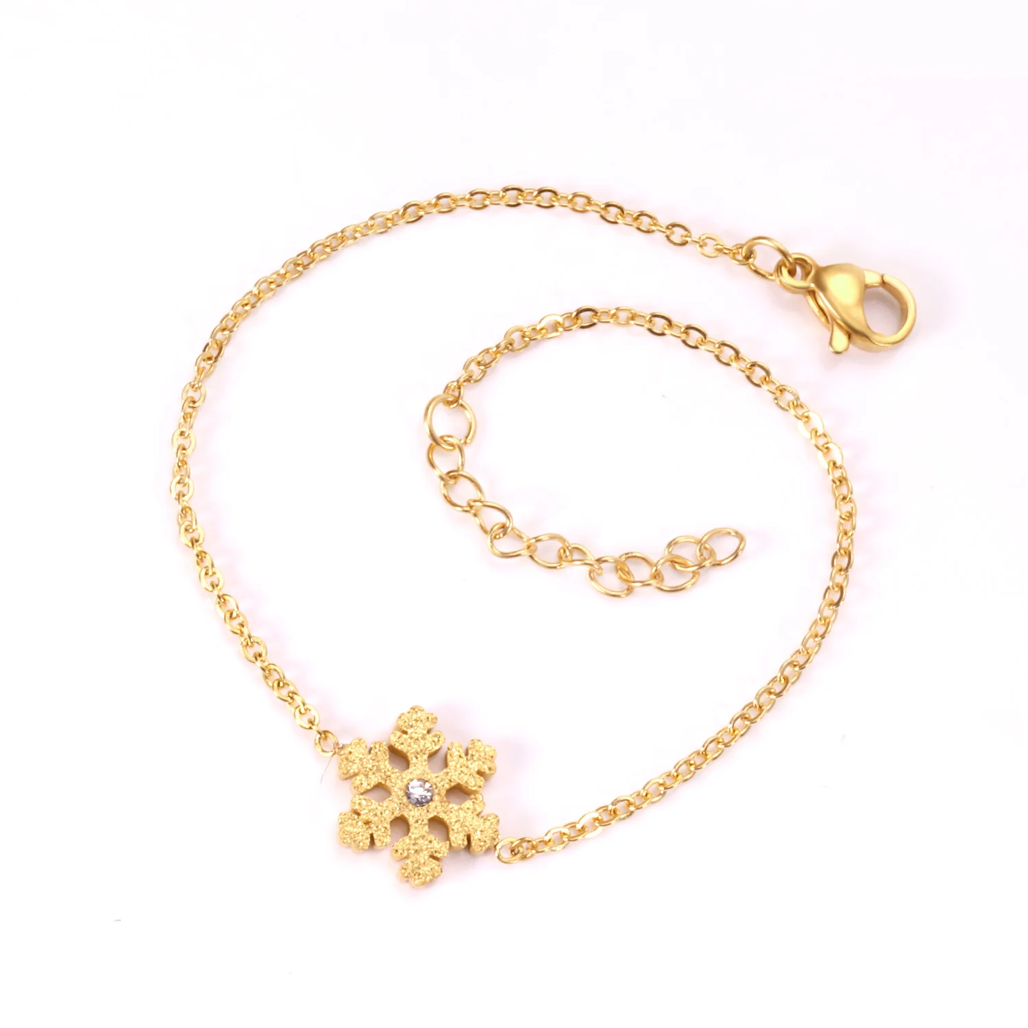 LUXUSTEEL Simple Bracelets for Women Girls Stainless Steel Infinity 8 Snowflake Hamsa Hand Charm Tiny Chain Bangles Trendy 2022