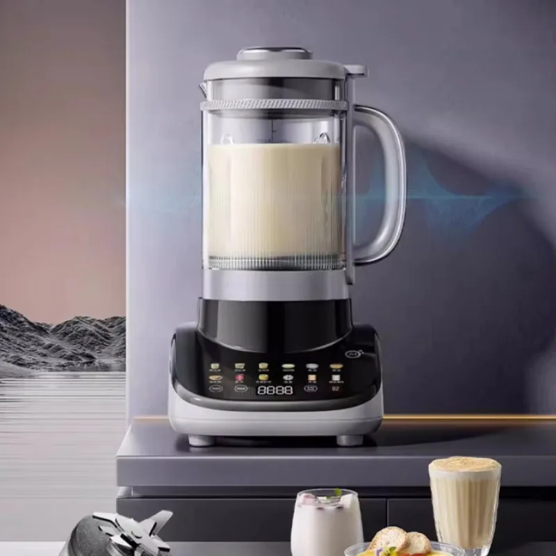 

【Hot】Multifunctional 1500Ml Soybean Milk Soup Fruit Juice Maker Blender Household Soya Milk Making Wall Breaking Machine