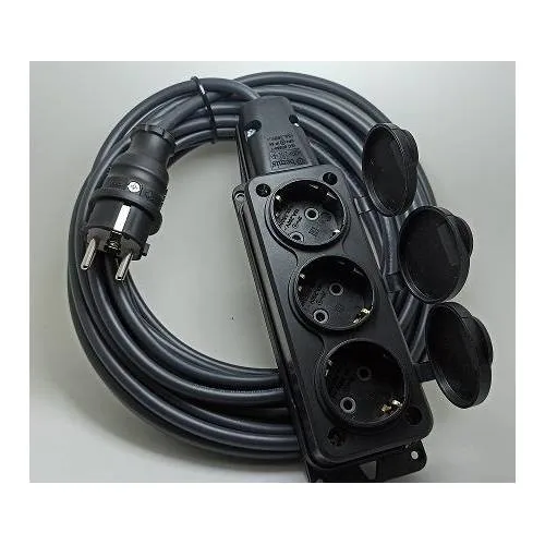 

Bemis Triple Rubberized 3x1.5mm Extension Cable 7 Metre