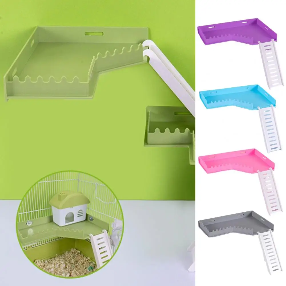 Hamster Toys for Expanded Activity Space Porous Breathable Hamster Toys Pvc Hamster Cage Playground Stand for Small for Boredom