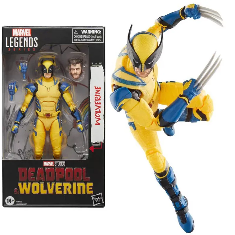 

New 20cm Deadpool X Wolverine Men Legend Series Action Figure PVC Wolverine Figure Joint Mobility Model Collection Toy Gift