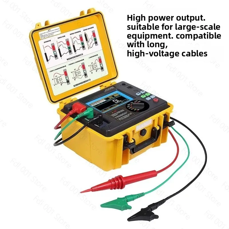 ETCR3500 / 3500B High Voltage Insulation Resistance Tester Digital Earth Resistance Multimeter Range 5KV/10KV 2TΩ/5TΩ