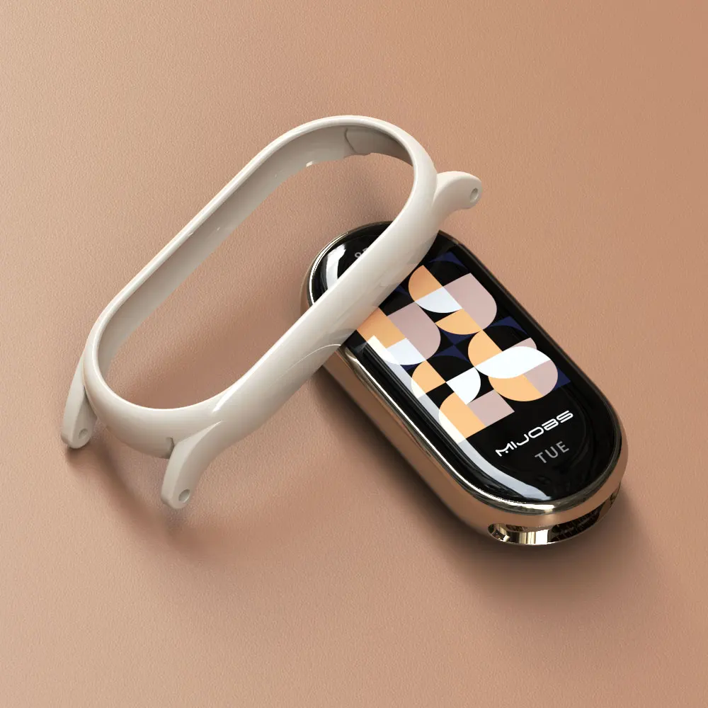 حزام Mi Band 10 9 8 لسوار for Xiaomi Smart Band 9 10 من السيراميك، سوار ساعة من السيليكون قابل للتنفس