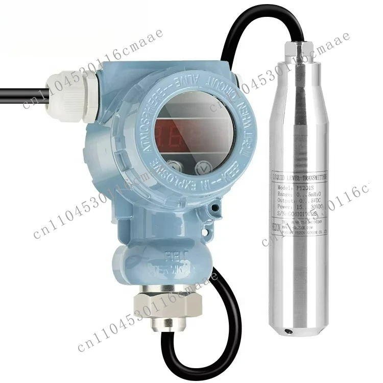 Suitable for, submersible level transmitter 0-500m, 4-20mA RS485 output, 304SS, IP68