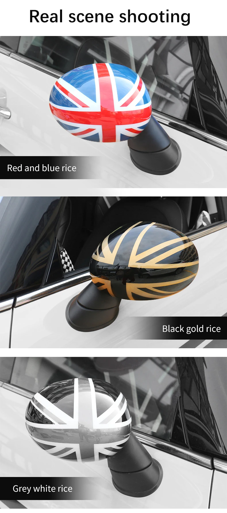 Auto Rückspiegel Gehäuse Shell Für Mini Cooper R55 R56 R57 R58 R59 R60 R61 ABS Auto Spiegel Außen Dekorative Zubehör – Detail 14