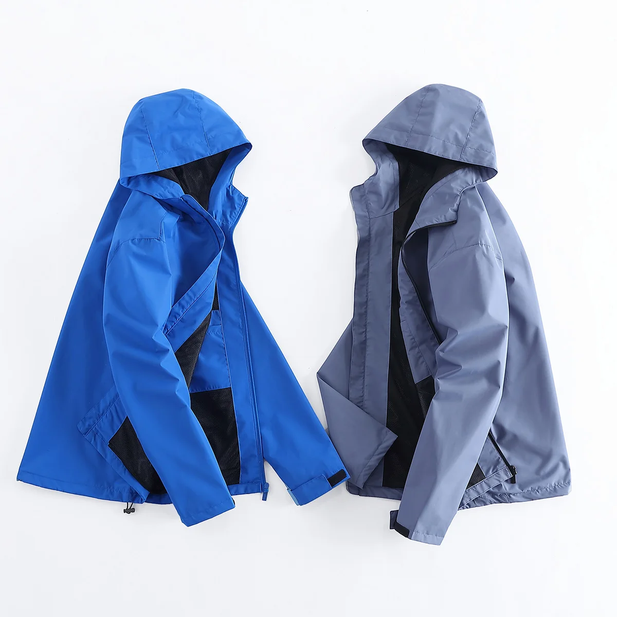 

Мужская и женская однотонная тонкая куртка с капюшоном, осенне-зимняя спортивная молодежная одежда для пар на открытом воздухе, командная одежда