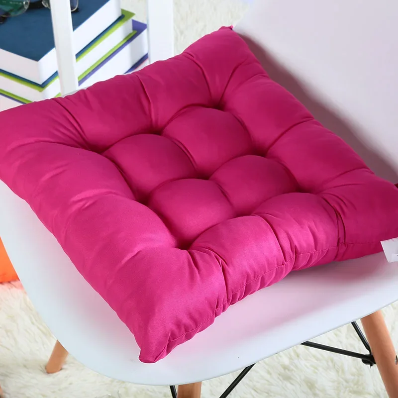 Colourful Chunky Seat Pads Cushion Chair Garden Cushion New Home Textile Cushion Garden HomeTie On Office Garden Dining Kitchen