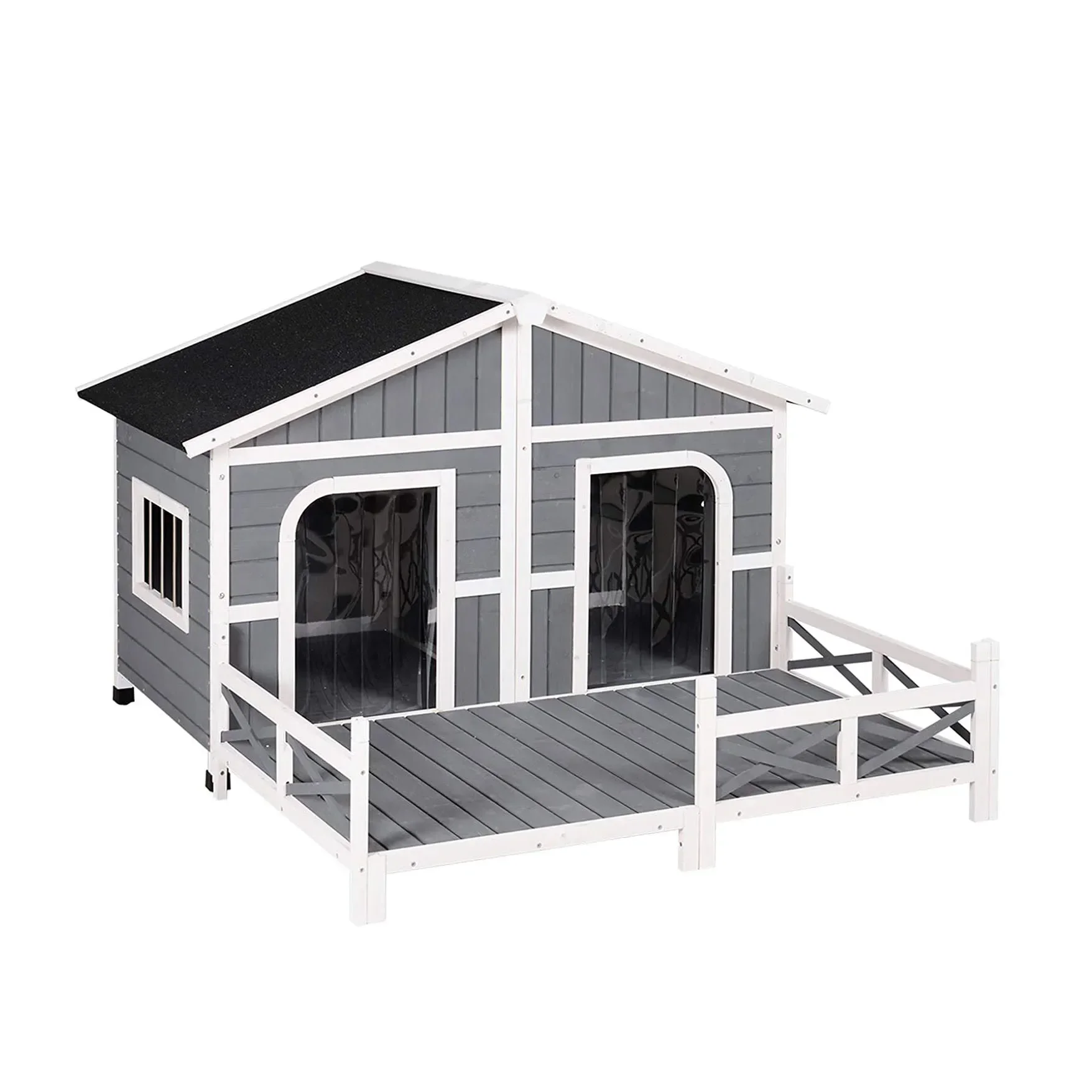 Luxury Great Dane Outdoor X Large Heated Outside Modern Pet House Outdoor Dog House Solid Wood Dog House Dog Kennel