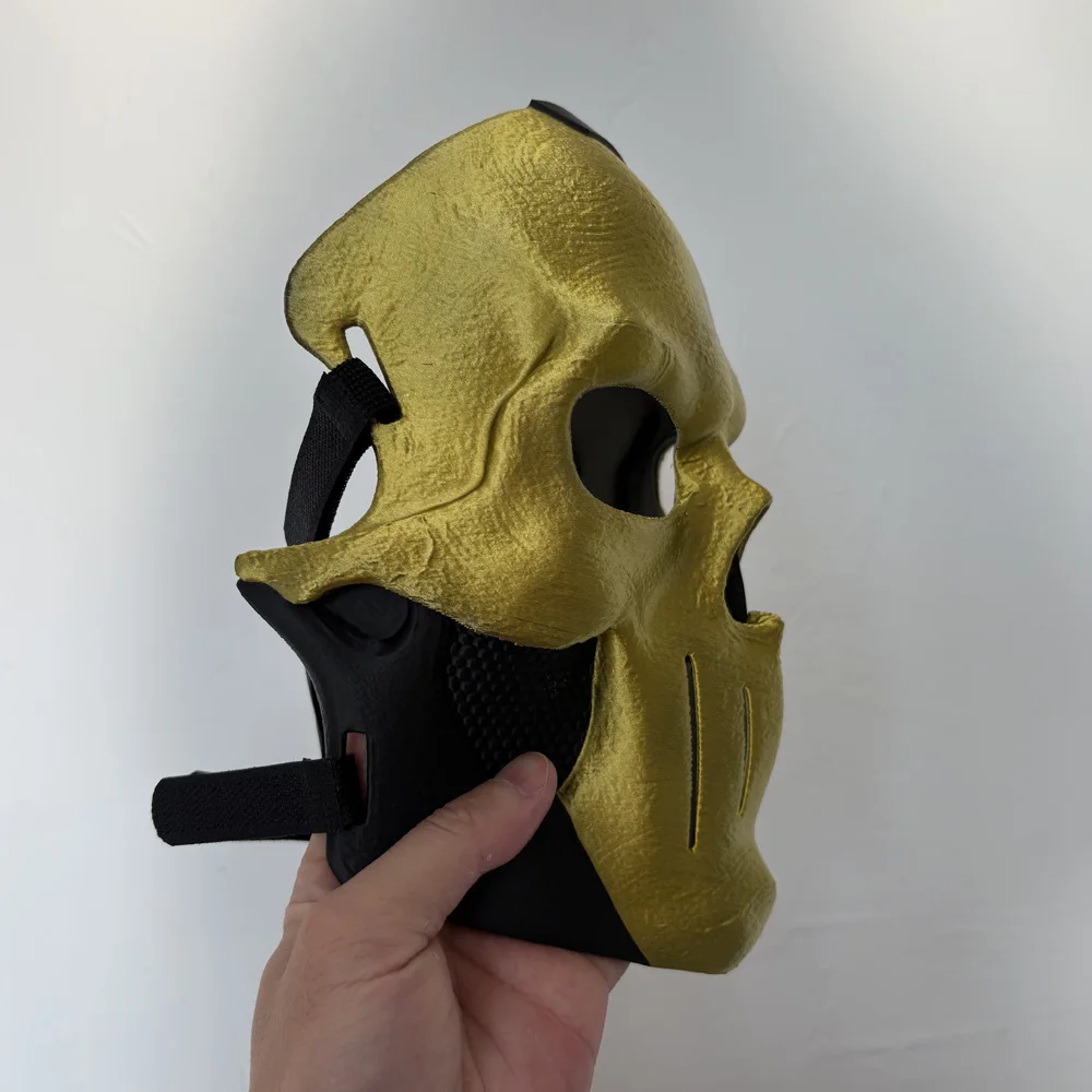 Delta Skull Thicken Plastic Masks Cosplay Red Wolf Skeleton Mask Carnival Halloween Dress Up Party Costume Props High Quality