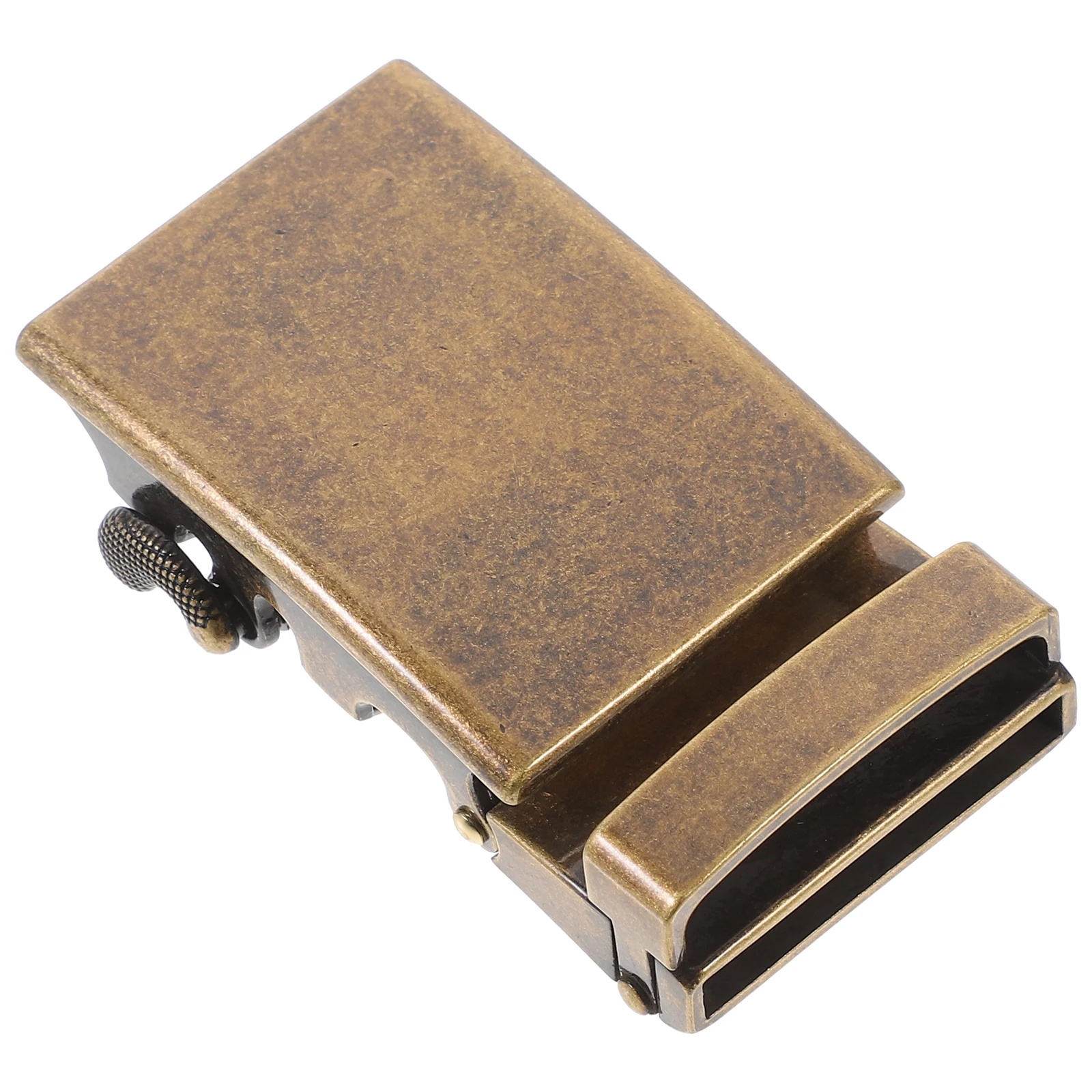 مشبك تلقائي حديث للرجال للأحزمة شديد التحمل مصنوع من خليط معدني فضي وأسود وبسيط وتعديل الحجم وسقاطة كاجوال للأعمال