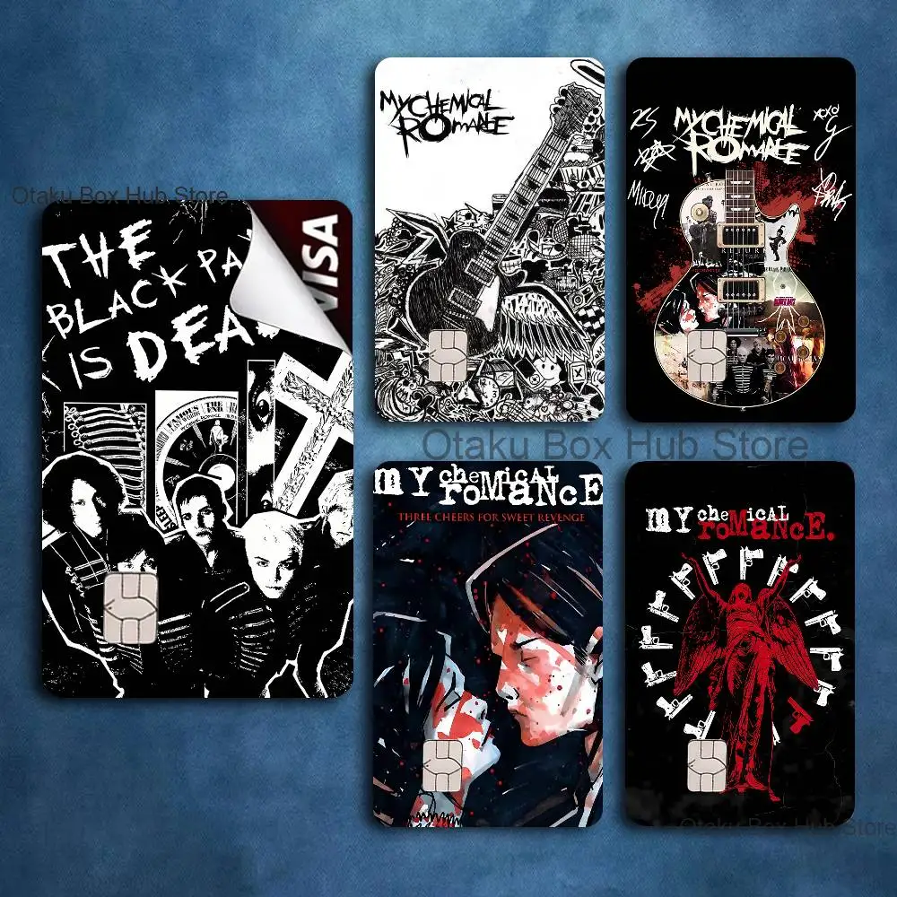 

My C-Chemical Rock Band R-RomanceS Name Card Sticker Decorate Bank Card Student Supplies Decals Patch Documents Birthday Gift