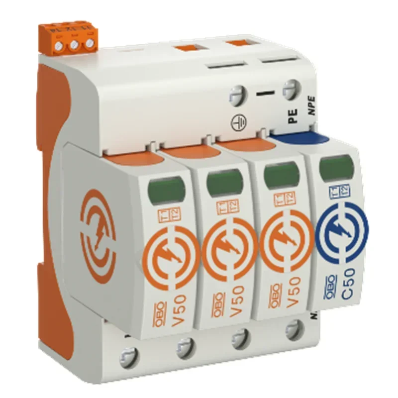 2026.4 German OBO Lightning Arrester 5093584 Surge Protector V50-1+NPE-385 Original Sold At A Low Price