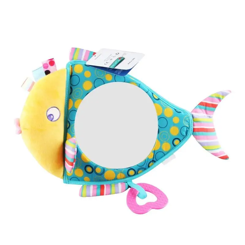 

Baby Car Mirror Toy Clear View Mirror For Safety Car Seat Rear Facing Fish Shaped Driver’s Baby Mirror Toy Enables Easier