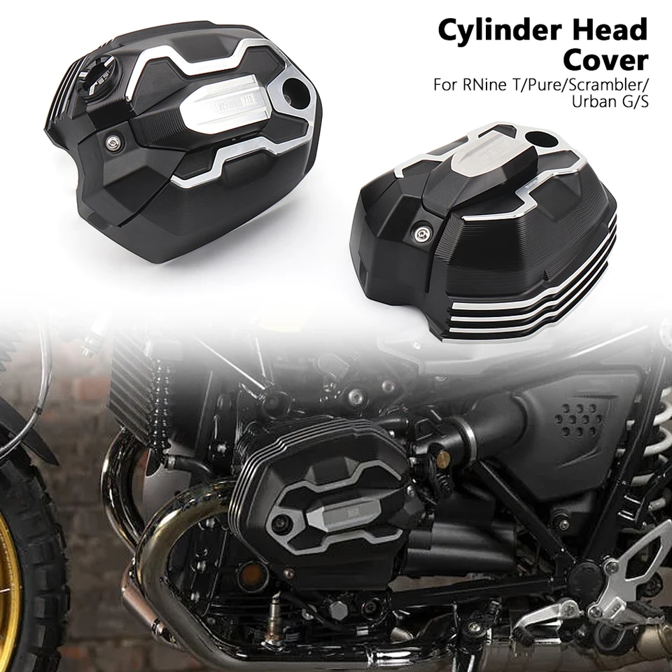 オートバイ用CNCシリンダーヘッドバルブカバー,bmw r9t,rninet,純粋な