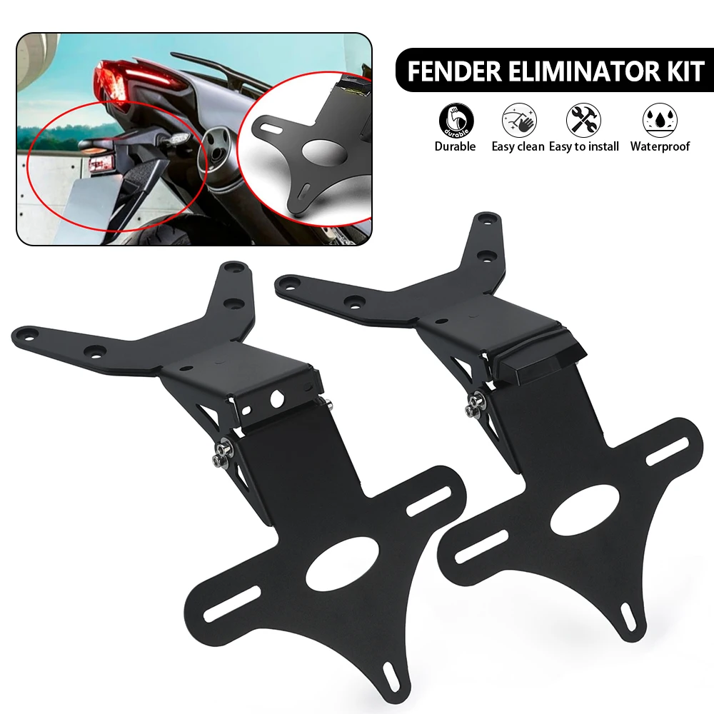 For Yamaha T-MAX 560 2022 2023 2024 2025 Fender Eliminator Kit TMAX 560 Motorcycle Adjustable License Plate Relocation Bracket