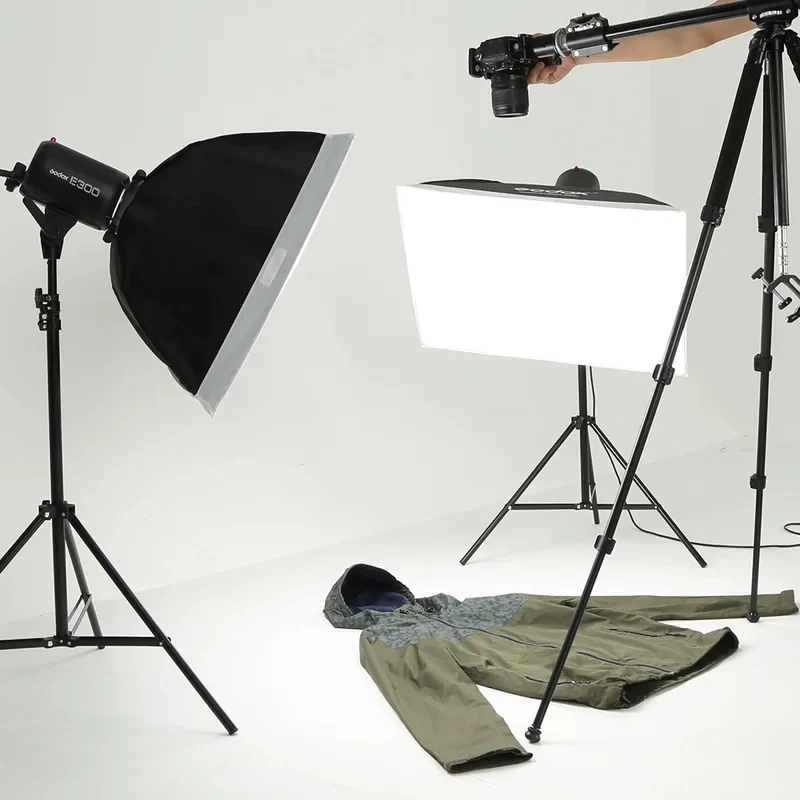 X E00 Studio Flash Light 00W Kit with Stand and Softbox Bag Video Lights Set Photography Service