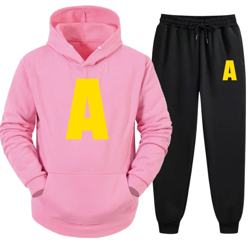 Apto tanto para hombres como para mujeres. Disfraz de Alvin Chipmunk para Halloween. Conjunto deportivo informal de dos piezas con capucha para hombre.