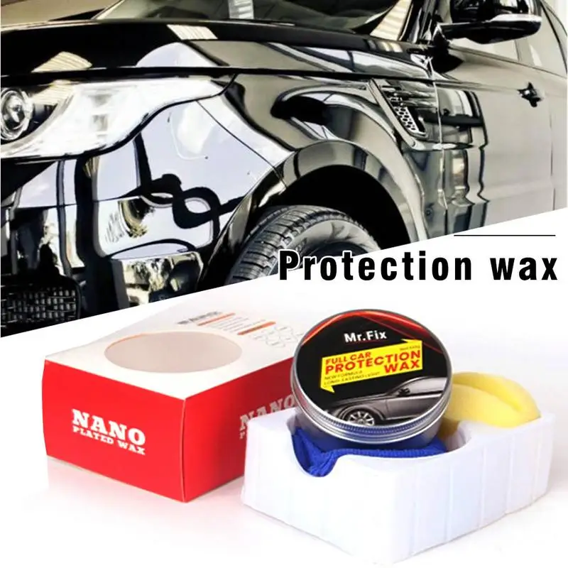 Mr.Fixs Premium Carnauba Car Crystal Hard Wax Waterproof Film Car Glossy Wax Layer Covering Paint Surface Coating Formula