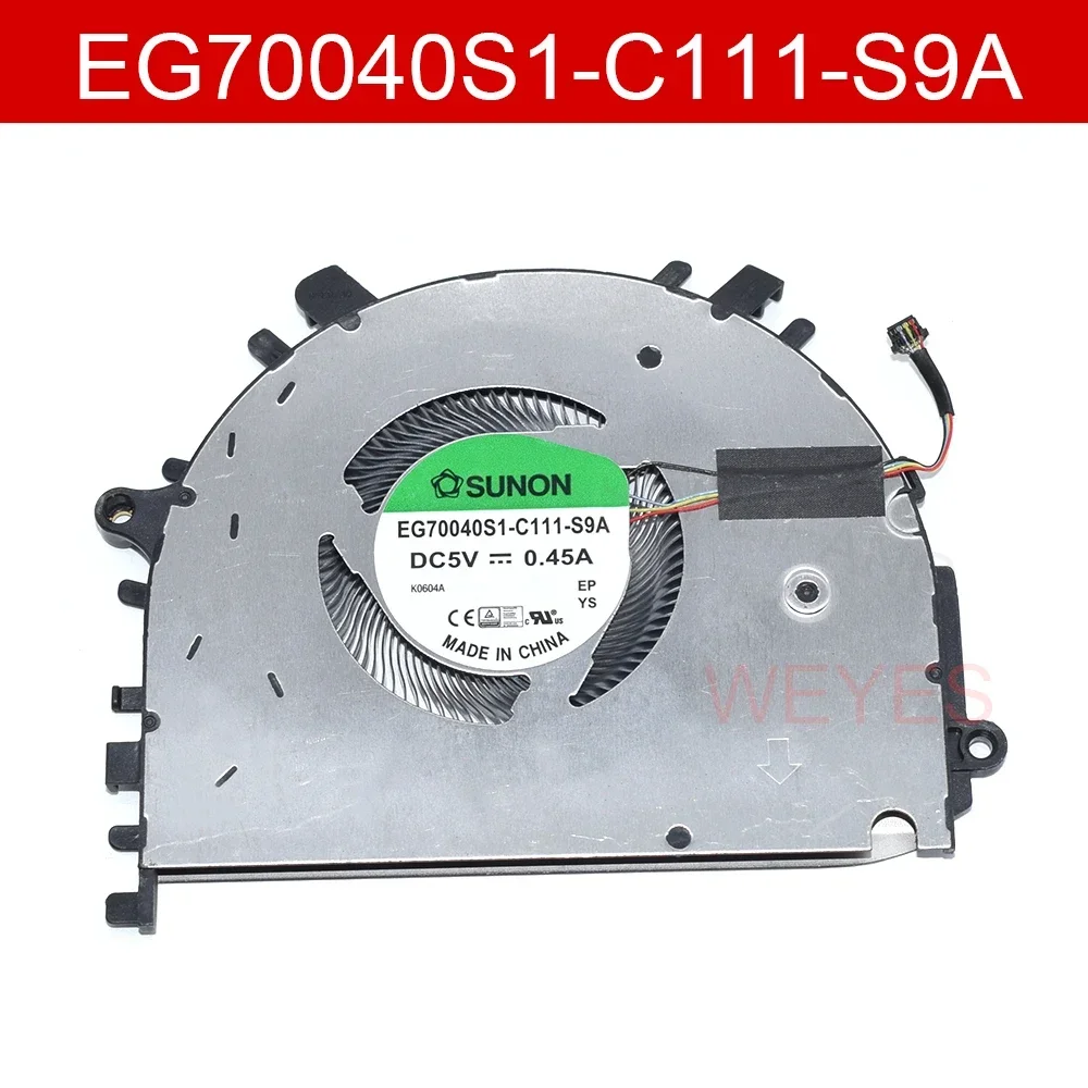 NEW CPU Cooling Fan For Huawei MateBook D14 EG70040S1-C111-S9A Four Wires DC5V 0.45A Laptop Cooler