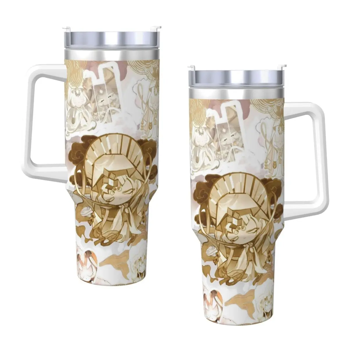 Cookie Run Kingdom Game Thermal Mug Heat Preservation Cold and Hot Car Mugs Driving Custom DIY Water Bottle