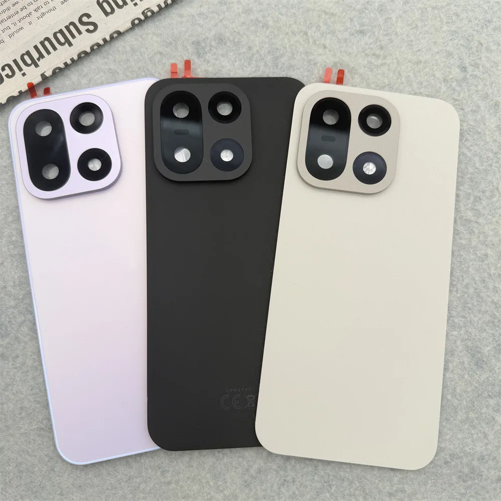 Back Glass Cover For Oneplus 15 CPH2747 Battery Cover Rear Panel Door Housing Case Replacement Parts With Camera Lens