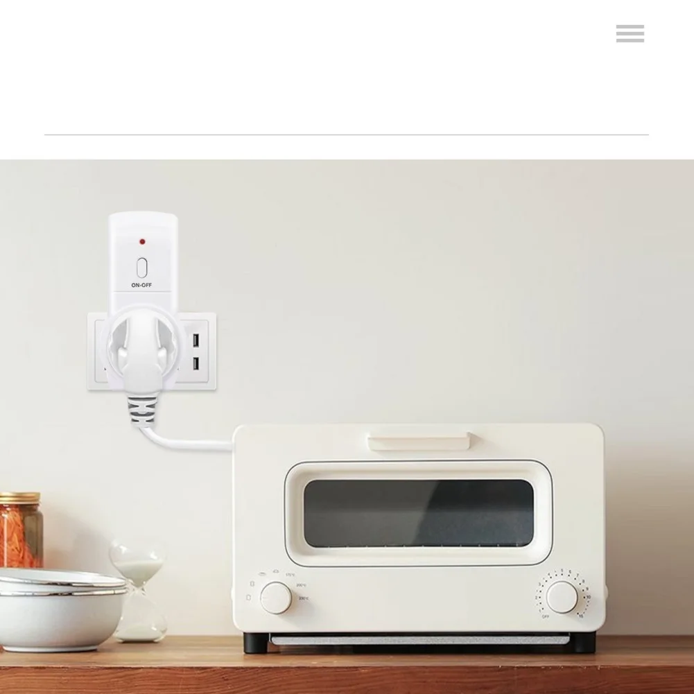 Энергосберегающая розетка, 433,92 МГц, дистанционный переключатель, дистанционное управление бытовой техникой, 16 А, максимальный рейтинг, экологически чистый