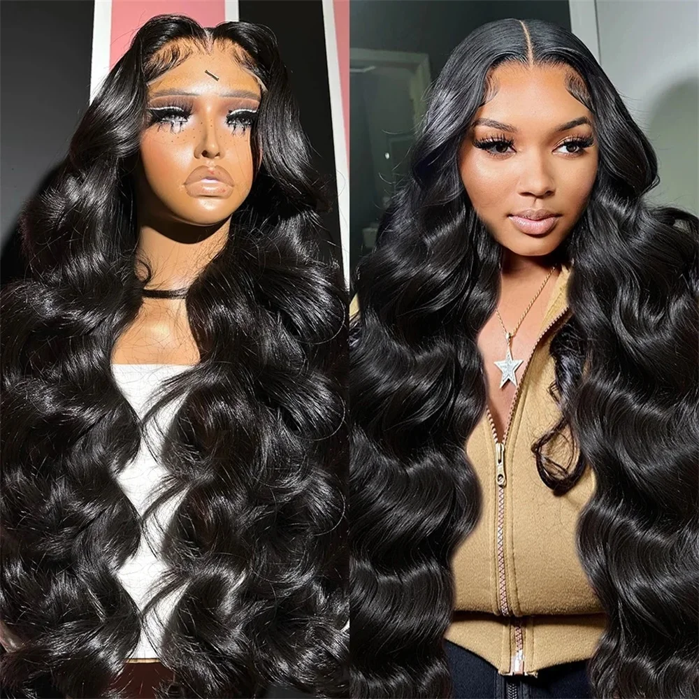 30 36 Inch Body Wave Lace Frontal Wig 13x4 13X6 HD Transparent Lace Front Human Hair Wigs For Women Brazilian 360 Full Lace Wig