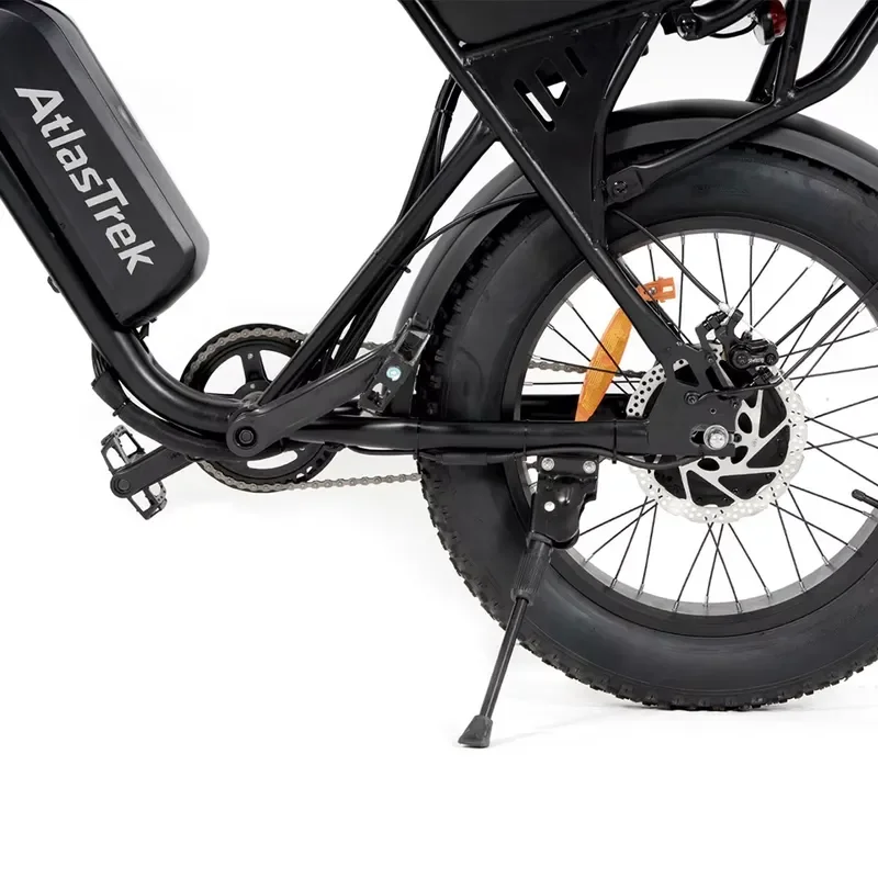 STROVAN AtlasTrek X5 EU/UK Brushless Disc Brake Electric Mountain Bike Rear Hub 250W 48V 15Ah Lithium Battery Rear Carrier