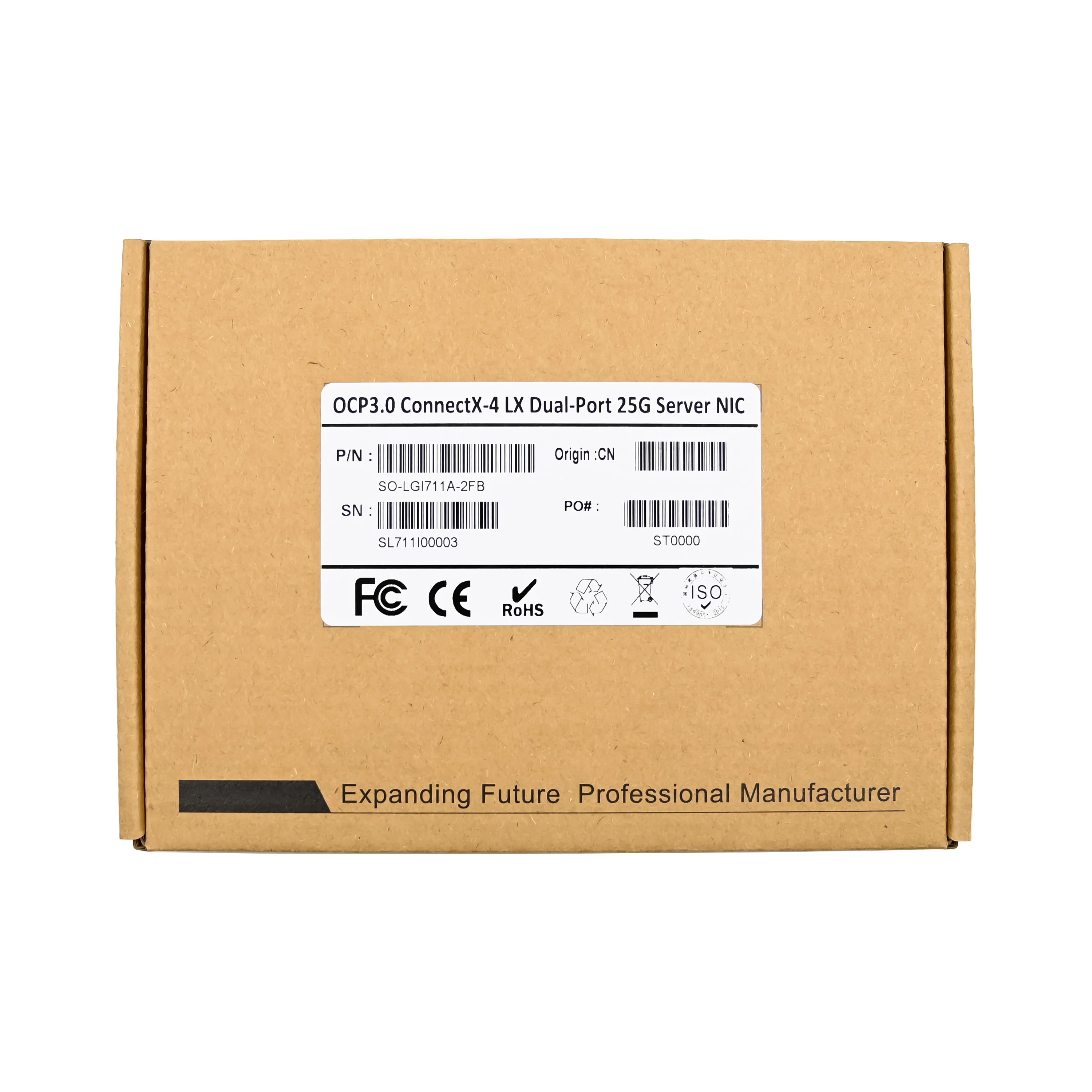 

ConnectX-4 Dual 25G SFP28 NIC with OCP 3.0 ST7427 PCIe Adapter for Network Wired Wireless Ethernet Interface RoHS Certified