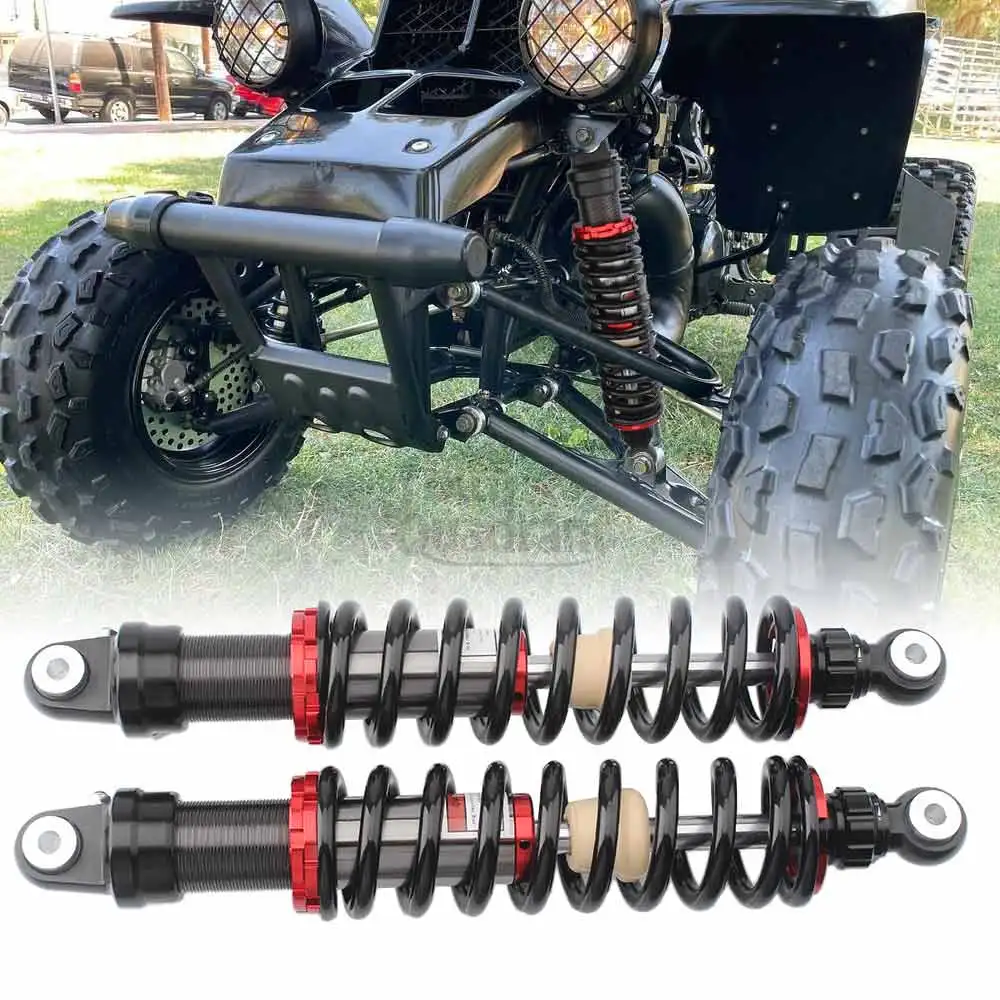 For ATV/UTV/Go Kart/Quad Dirt/Sport Bikes Yamaha YFZ 450 2006-12 Nitro Front Shocks Absorbers Solid Steel Aluminium Alloy 400mm