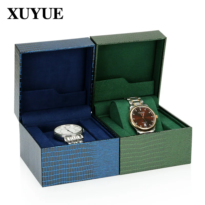 High-end watch packaging gift box flip cover luxury watch storage display box high-end watch packaging box