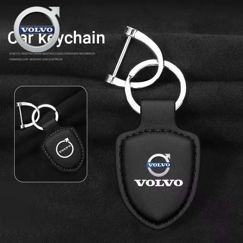 

For Volvo Car Emblem Keychain Pendant Auto Keyring Accessories For Volvo Xc60 Xc90 V40 V60 S60 V50 V90 S80 C40 XC40 V70 XC70 C30