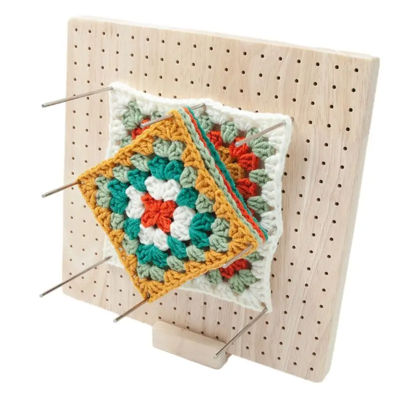 Limited Stock-Knitting Blocking Board, Locking Board for Granny Square, Crochet Blocking Boards for Knitting with Rod Pins and