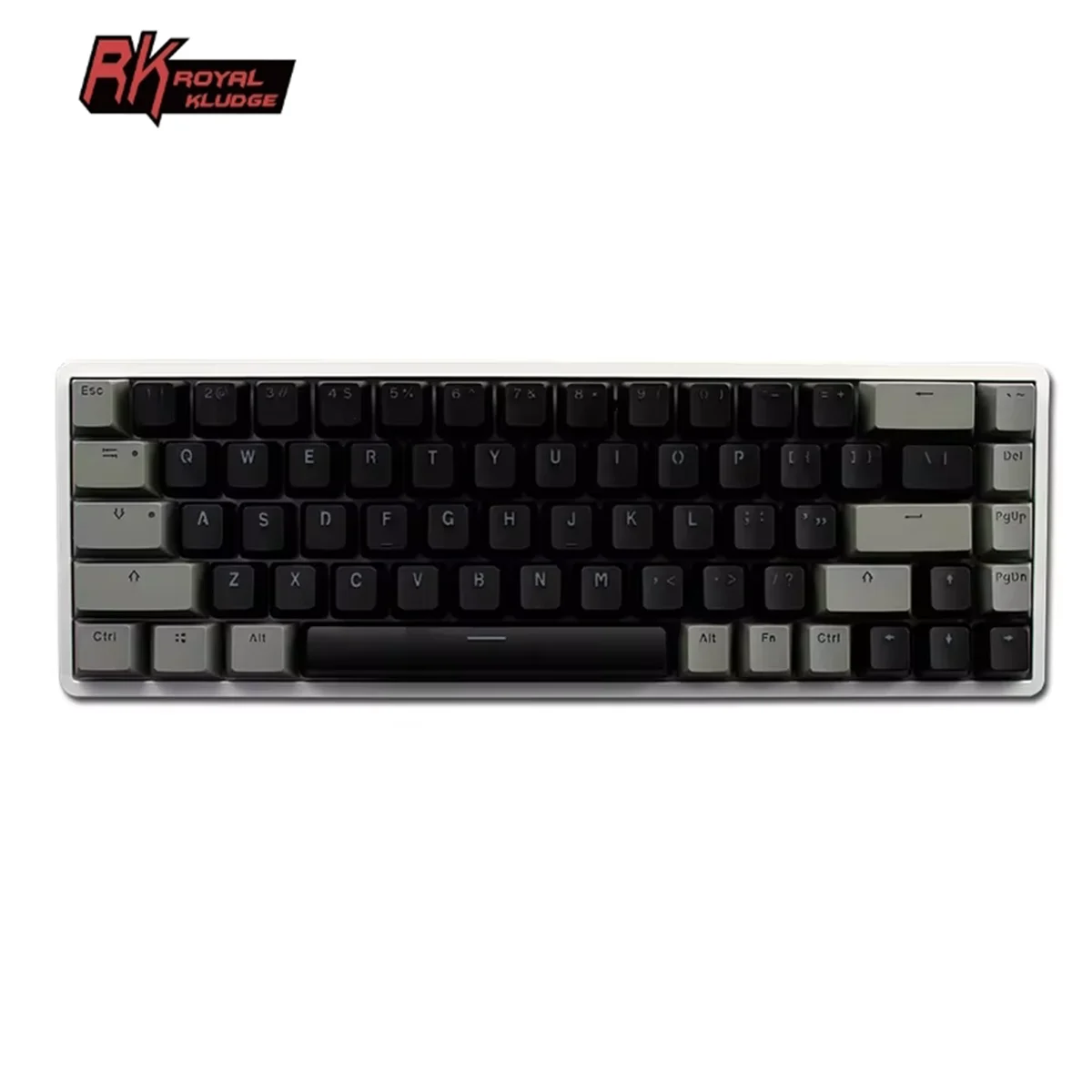 68 Tasten mechanische Tastatur PBT Tastenkappen zweifarbige OEM MX PBT transparente Tastenkappe für Royal Kludge RK68/RK837/G68/RK855/RK87