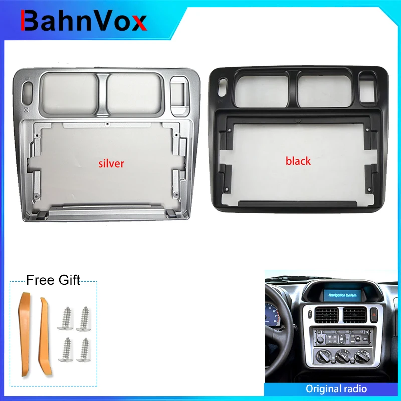 Moldura de rádio automotivo Android de 9 polegadas para MITSUBISHI PAJERO TR4, para Pajero iO 1998-2007, Liebao Feiteng 2009-2013, 2din, estéreo, GPS, fascia.