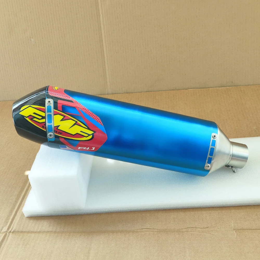 Image of Einlass 50mm FMF Auspuffrohr für KTM EXC-F 250 350 450 500 HUSQVARNA FE 501 GASGAS EC250F EC350F XCF-W Motorrad 4T Schalldämpfer