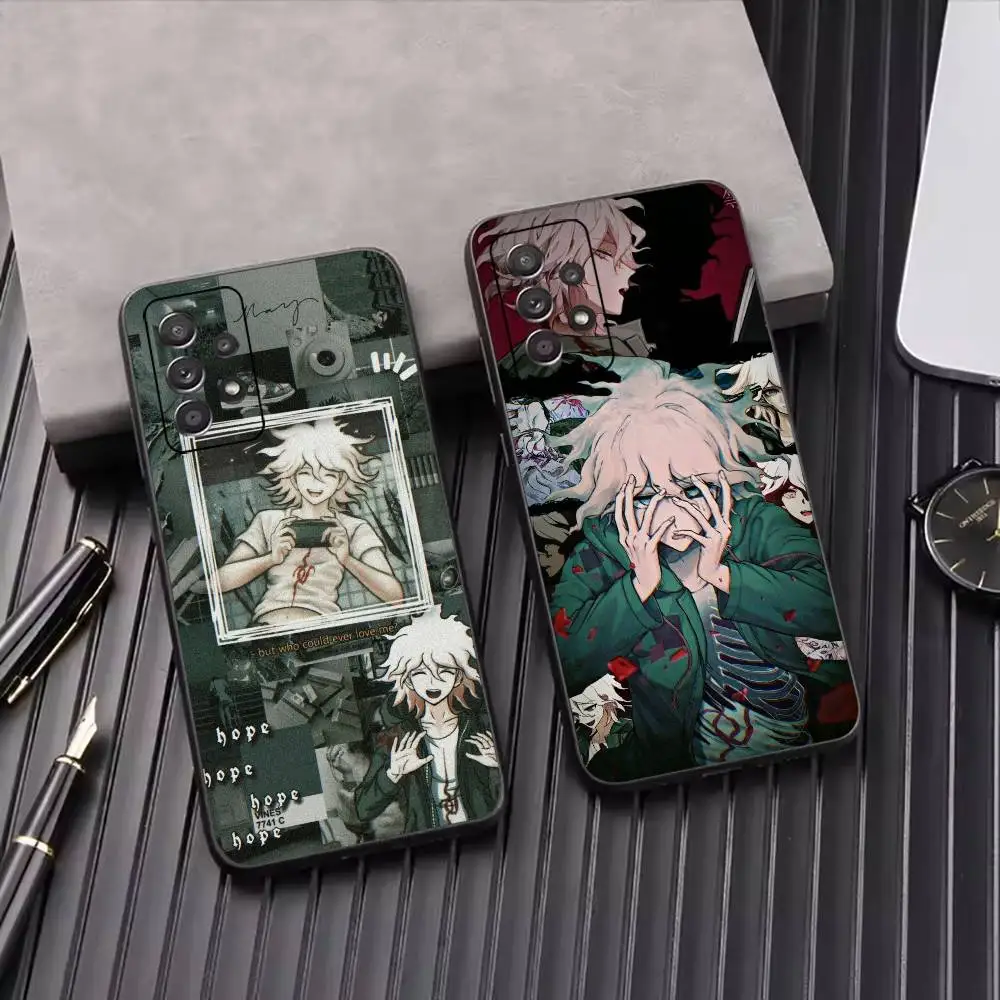 D-Danganronpa N-Nagito Komaeda Phone Case For Samsung S25,S24,S21,S22,S23,S30,Ultra,S20,Plus,Fe,Soft Silicone Black Cover